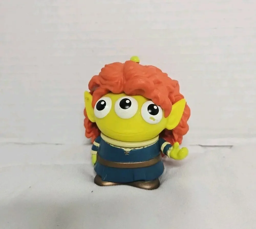 DISNEY PIXAR REMIX Toy Story ALIEN Merida Brave Retired Discontinued Cake Topper